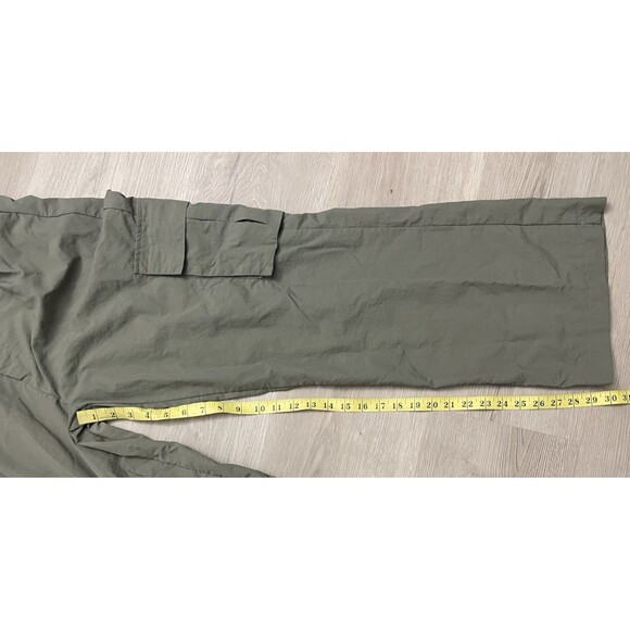 WILO THE LABEL Womens Pants Olive Green Parachute Cargo Jogger Athleisure medium - Picture 6 of 8
